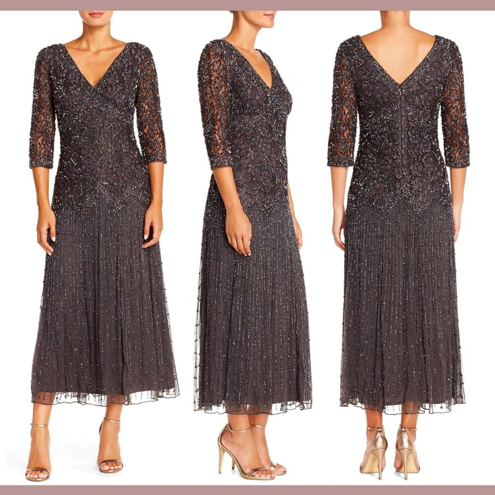 Pisarro Nights SHIMMERS & FLATTERS Prom/Wedding/Special Occasions  NWOT SZ 4